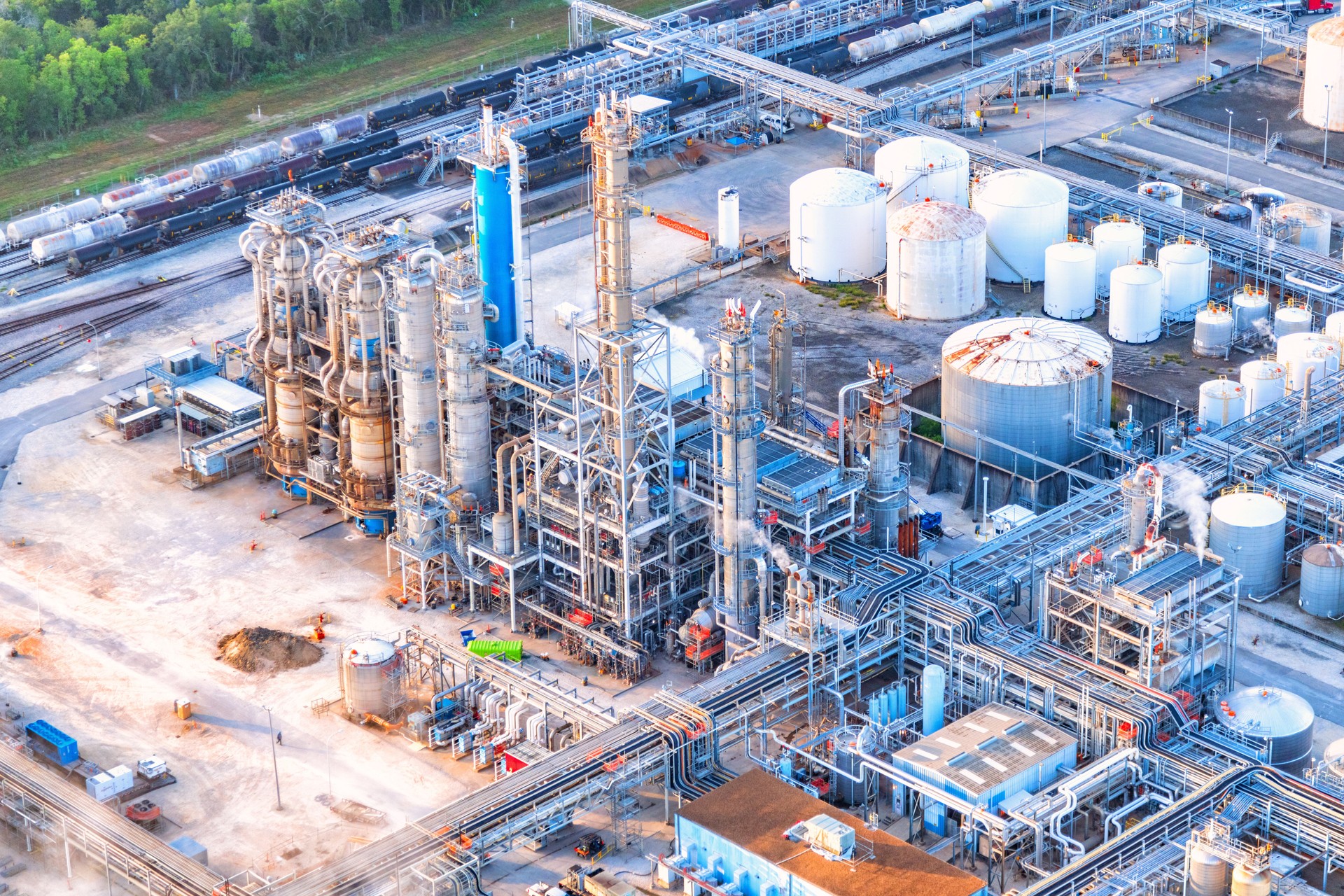 Chemical Plant Aerial